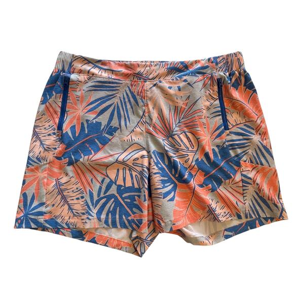 Columbia PFG Tidal II Shorts Womens Size 1X Blue Peach Tropical Fishing Boating - Picture 2 of 10